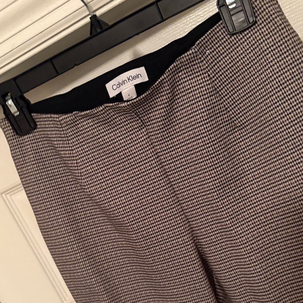 Calvin Klein Tan and Black Trousers